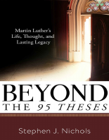 Beyond the Ninety-Five Theses_ - Stephen J. Nichols.epub